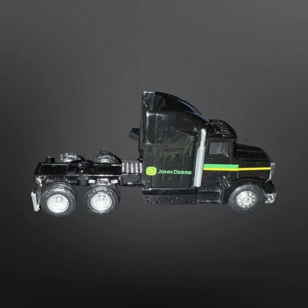 ERTL JOHN DEERE Diecast Black Peterbilt Semi Truck Cab